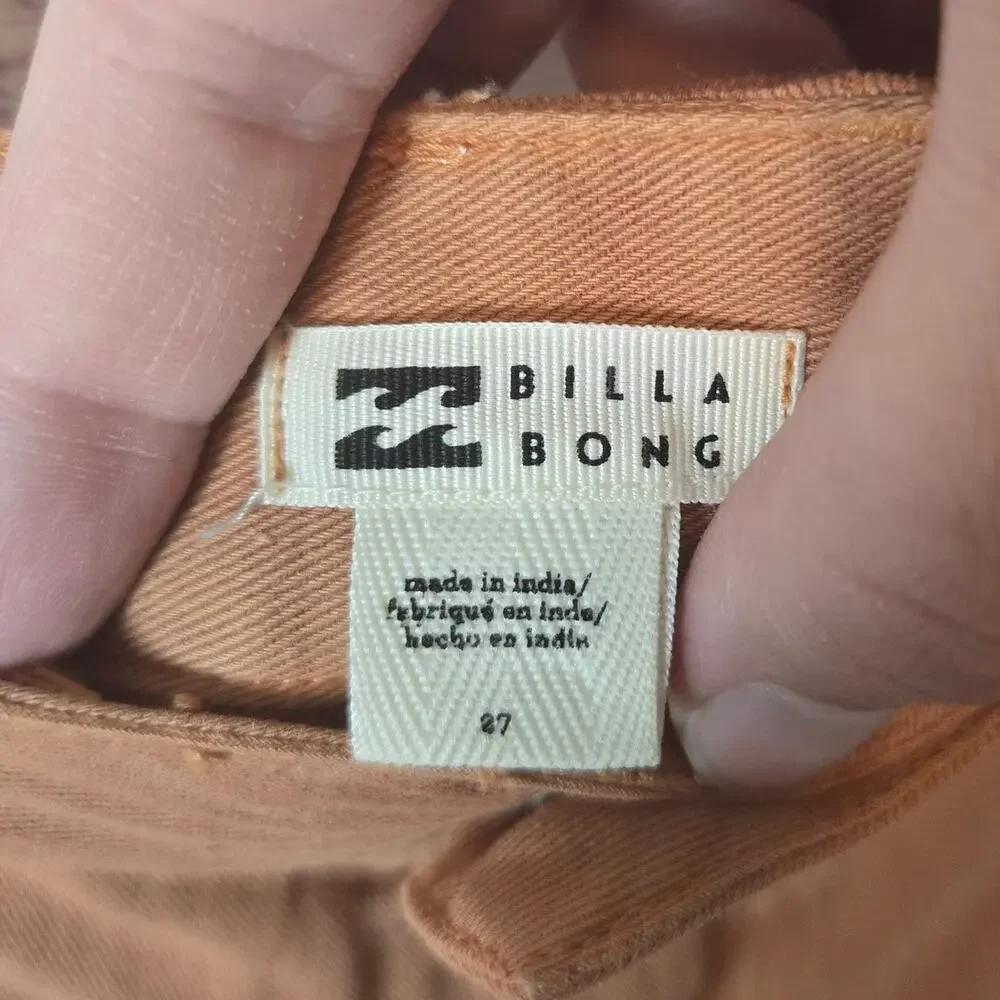 Billabong Walk Along Cargo Pants in Sunburnt Brown 27 Skater Earthy Granola NWT - Picture 5 of 14